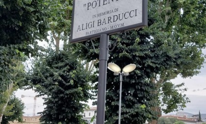 Torna al suo posto al Torrino di Firenze la targa al partigiano Potente