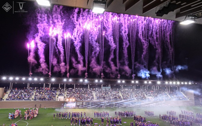 E’ la notte più “Viola” di sempre: grande festa per la Fiorentina. Inaugurato il “Viola Park”