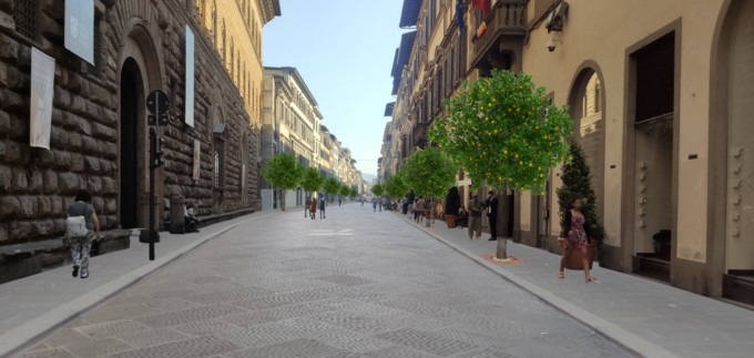 Aranci in via Cavour a Firenze: al via i lavori. Un progetto che cambierà il volto della città