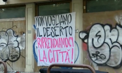 Sgombero in viale Gramsci: l'edificio era stato occupato una settimana fa