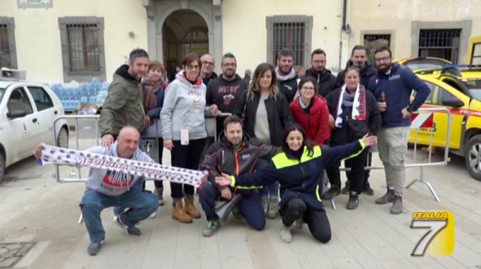 I tifosi del Bologna in trasferta sì, ma per la solidarietà. Aiuti agli alluvionati a Campi