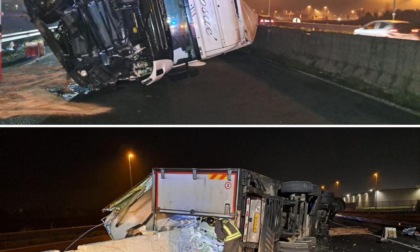 Camion si ribalta: chiusa per tutta la notte la FiPiLi