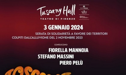 Mannoia, Masini e Pelù sul palco del Tuscany Hall per raccogliere fondi per gli alluvionati