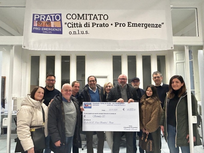 Alluvione, il comitato Pro Emergenze consegna un assegno di 6 mila euro a Casa Bandera dell’Oami