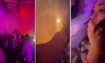 Il video del crollo del pavimento durante il matrimonio all'ex convento di Giaccherino