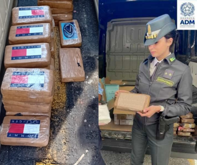 Livorno, container dal Sud America con 55 chili di cocaina: sequestro dal valore di oltre 20 milioni di euro