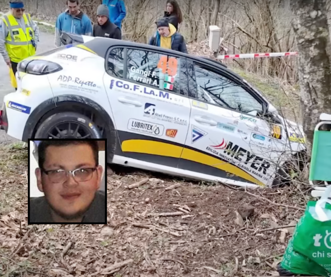 Alessandro non ce l’ha fatta, è morto il 22enne colpito da una ruota durante il Rally del Ciocco