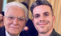 Lorenzo Baglioni col presidente Sergio Mattarella al Quirinale per "La Costituzione in Shorts"