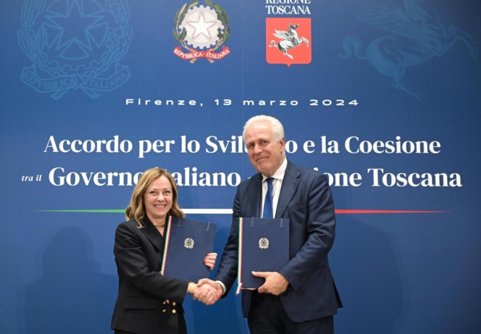 Asse Roma – Firenze, ma è gelo Giani – Meloni sulla visita al Meyer, poi le scuse. In Toscana altri 66milioni per gli alluvionati