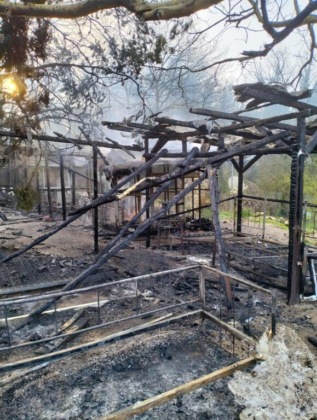 Incendio rifugio Boccheggiano