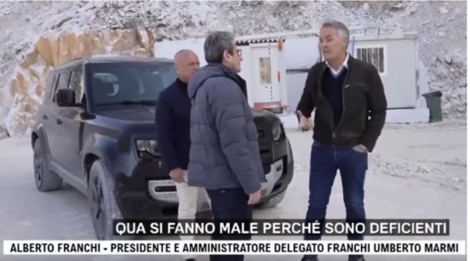 “Operai deficienti”. Il fuorionda di Alberto Franchi fa infuriare i sindacati: “Mercoledì sciopero in piazza a Carrara”