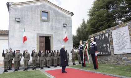 Liberazione, Mattarella rende omaggio ai 244 martiri di Civitella in Val di Chiana