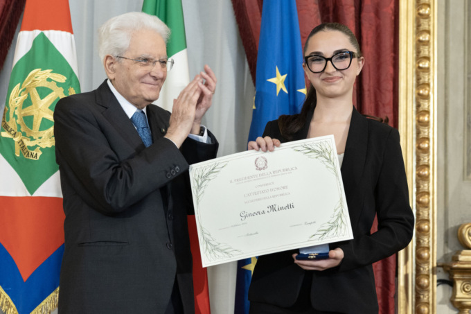 Alfieri della Repubblica in Toscana: premiati la 16enne Ginevra Minetti di Montemurlo e la classe 2C della “F. Matteucci” di Campi Bisenzio