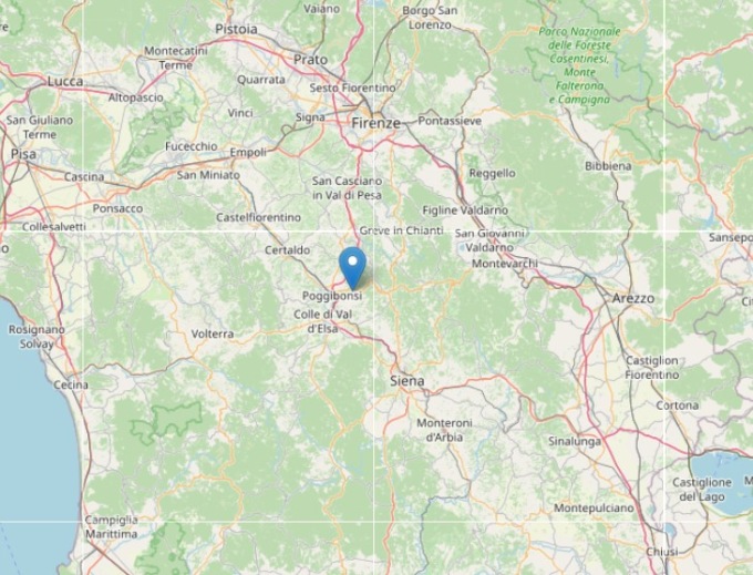 Scossa di terremoto con epicentro a Poggibonsi, tanta la paura