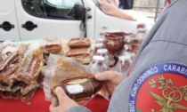 Blitz alla sagra: sequestrati 557 chili di prodotti alimentari