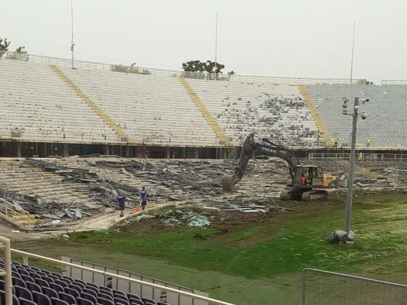 Franchi, la Fiesole “distrutta” per il restyling in attesa dell’incontro Fiorentina-Comune