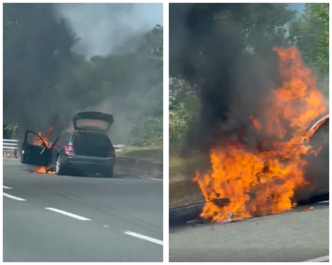 Giornata di fuoco sulla Fi-Pi-Li: dopo il camion in fiamme anche un’auto