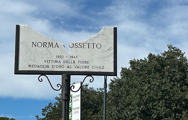 Firenze, vandalizzata la targa per Norma Cossetto