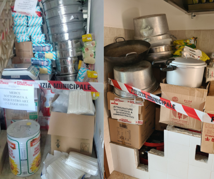 Pasti da asporto e a domicilio senza alcuna autorizzazione: sequestrati due catering abusivi a Prato
