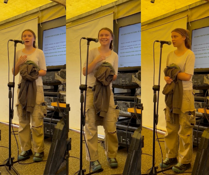 Greta Thunberg ospite della ex GKN a Campi Bisenzio: “Lottiamo tutti contro lo stesso sistema”