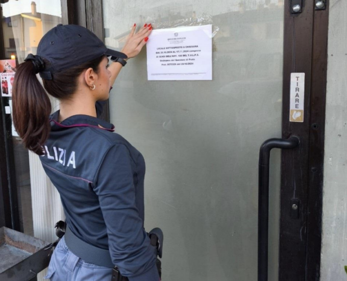 Aggressioni tra clienti e alcol ai minori: tre locali chiusi a Prato