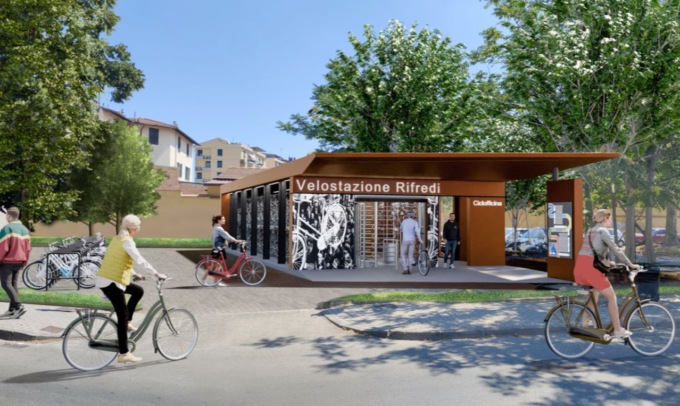 Parcheggio biciclette a prova di ladro, a Firenze arrivano 18 velostazioni con ricarica