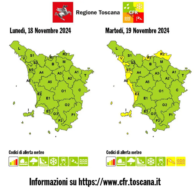Allerta meteo: previste mareggiate e forte vento sulla costa. A Livorno “evitare il transito lungo i viali a mare”