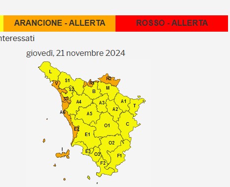 Pioggia, mareggiate e soprattutto vento: prorogata a giovedì 21 l’allerta meteo