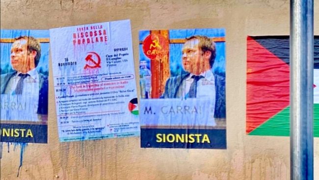 Firenze, manifesti contro Marco Carrai all’esterno del Meyer