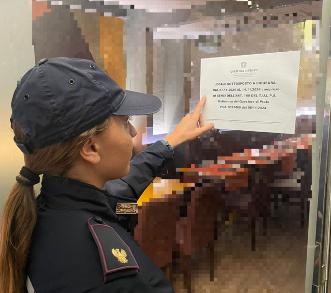 Rissa tra clienti e addetti alla sicurezza: chiuso locale in via Valentini a Prato