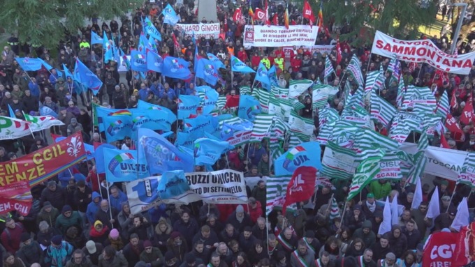 Tragedia di Calenzano, rabbia e dolore alla manifestazione