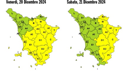 Toscana, temperature sotto lo zero: allerta gialla per ghiaccio sabato 21 dicembre