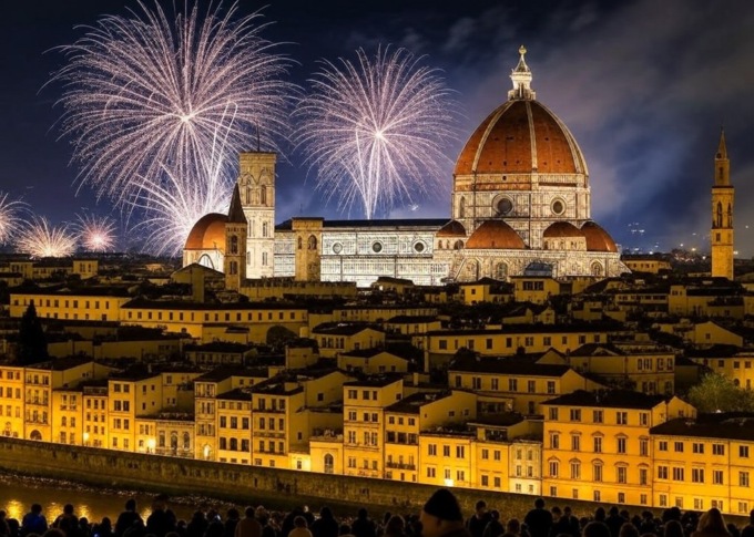 Capodanno a Firenze, il clou in Piazza Santa Croce