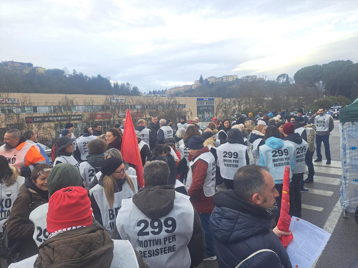 beko siena manifestazione corteo