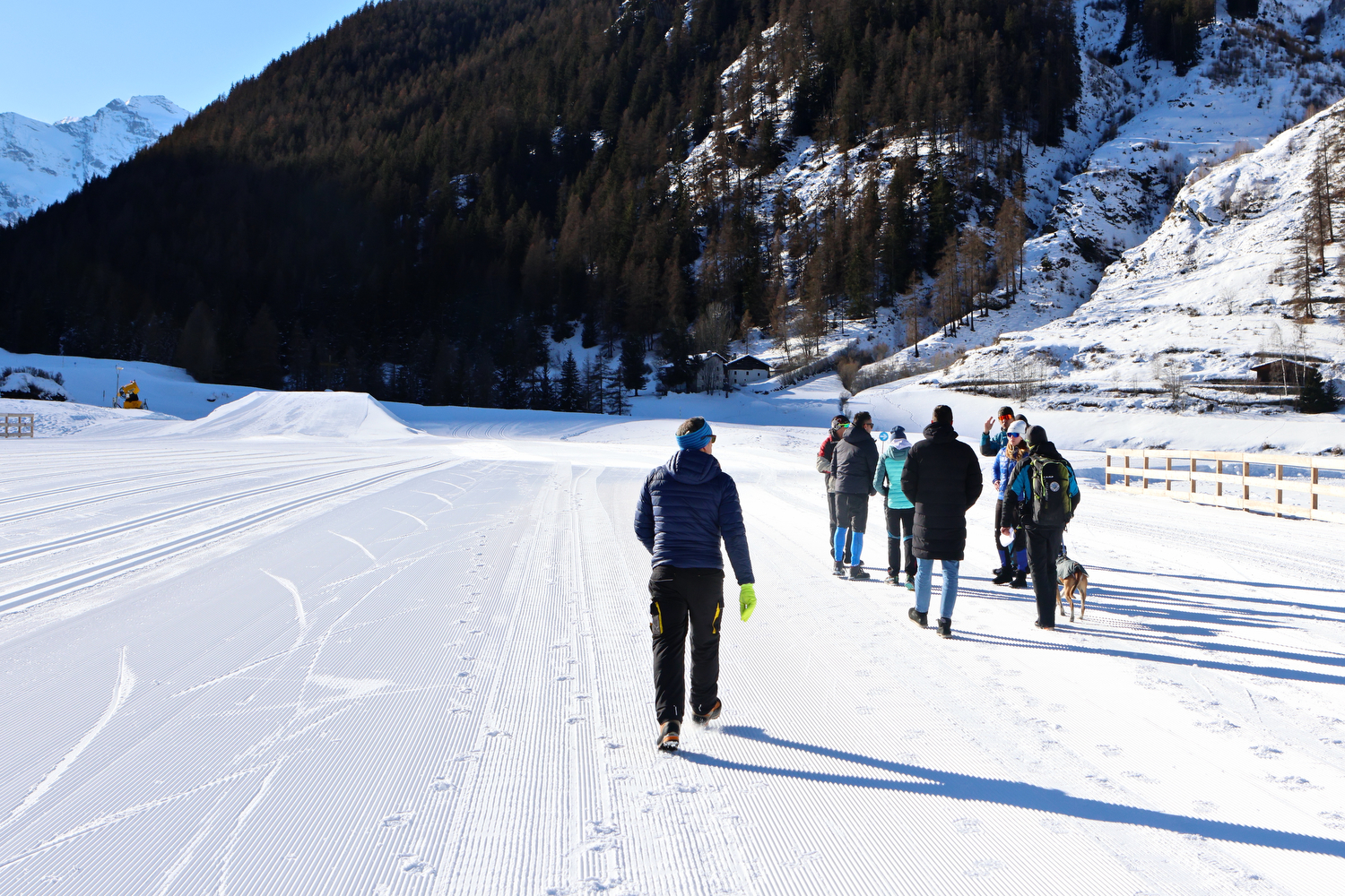 Coop FIS Cross-Country World Cup, Cogne (AO), snow control. Photo credit: