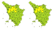 Vento forte sulla Toscana centrale: allerta gialla giovedì 16 e venerdì 17 gennaio