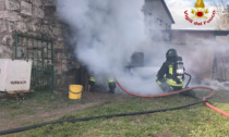 Monticiano (Siena), incendio in un garage: un intossicato