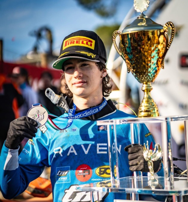 Niccolò Mannini, il giovane talento di Castelnuovo Berardenga conquista il secondo posto agli Internazionali d’Italia di Motocross