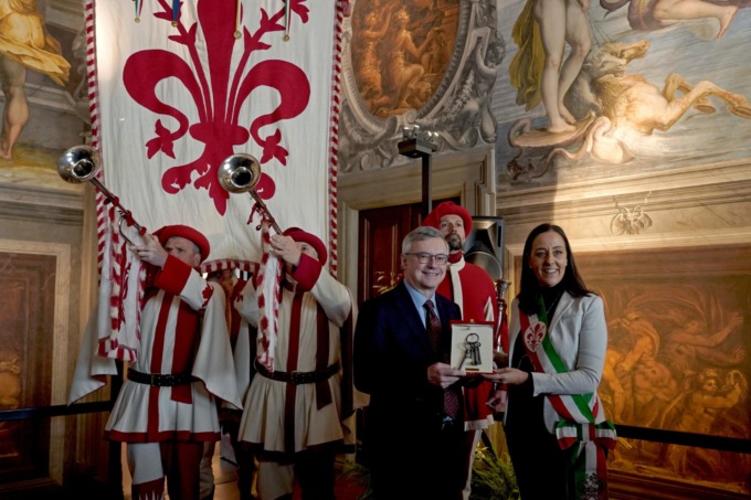 Le chiavi della città di Firenze al professor Alessandro Barbero