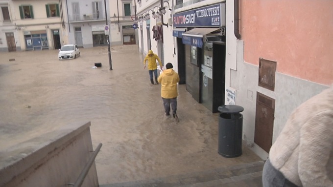 Sesto Fiorentino sott’acqua