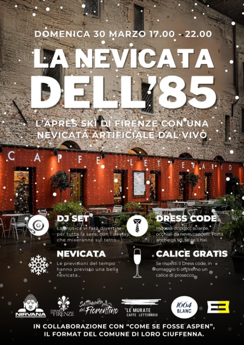 Al Caffè Letterario Le Murate arriva “La nevicata dell’85”