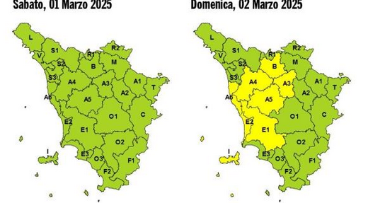 Maltempo, torna l’allerta gialla in Toscana. Atteso vento forte sulla parte centrale della regione e l’arcipelago