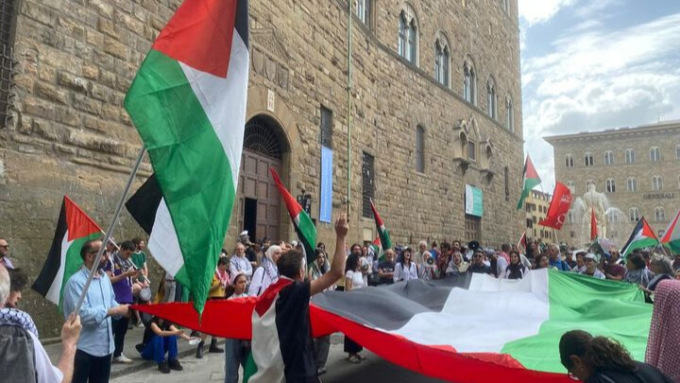 Firenze, in migliaia in piazza per la Palestina