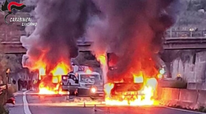 Assalto al portavalori sull’Aurelia: 11 arresti, tutti sardi