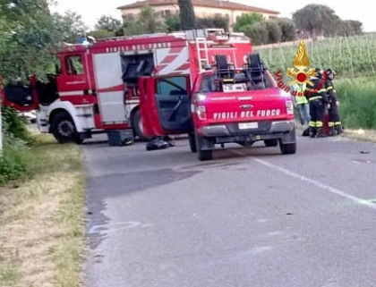 Scontro auto moto, muore ex comandante dei carabinieri