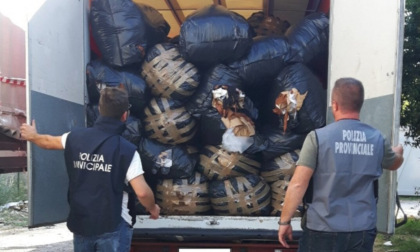 Prato, emergenza rifiuti tessili abbandonati e bruciati illegalmente
