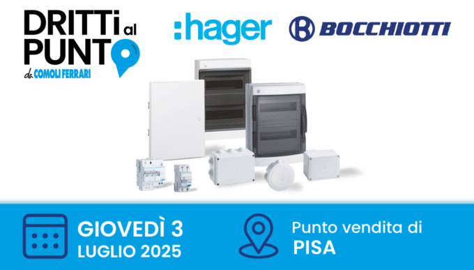 Sei un impiantista? Partecipa a “Dritti al Punto” con Hager Bocchiotti
