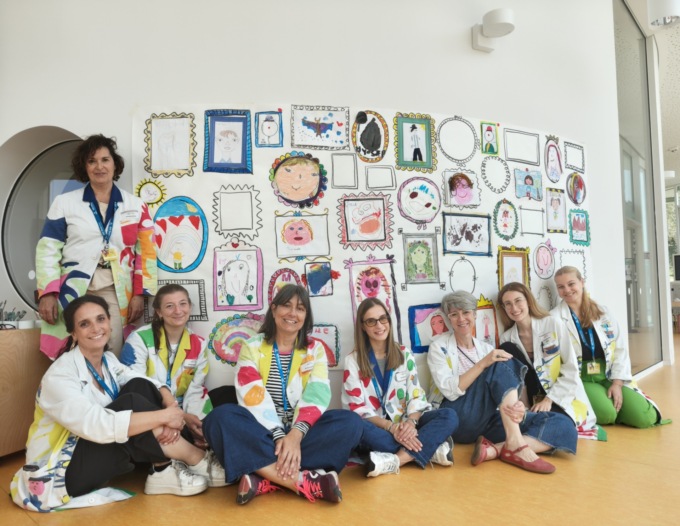 Meyer, una foto di classe speciale per i piccoli pazienti