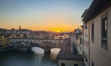 Corridoio Vasariano in notturna