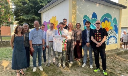 Rufina, street art in memoria di Eleonora, la cabina elettrica diventa opera d'arte
